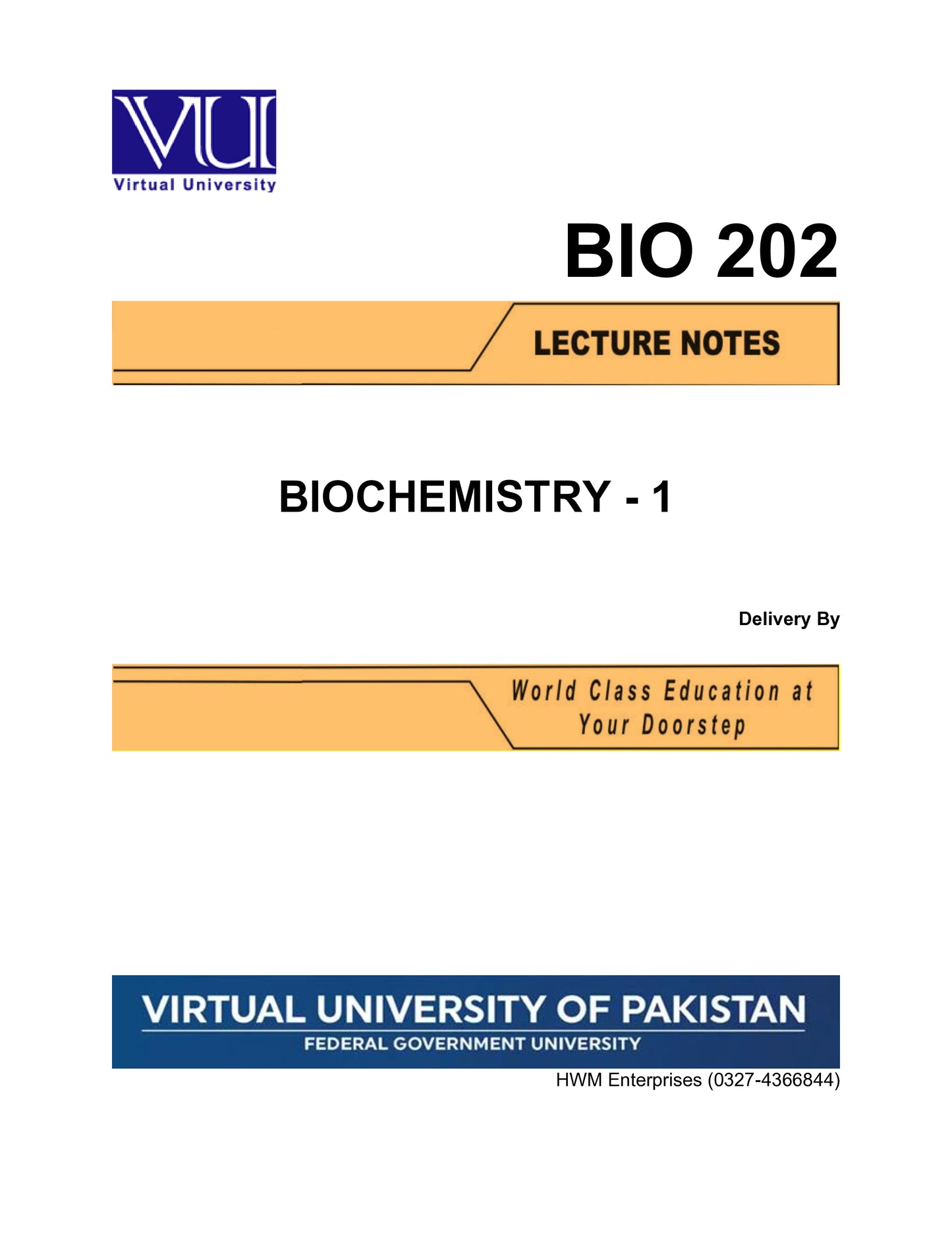 BIO 202 Biochemistry-1