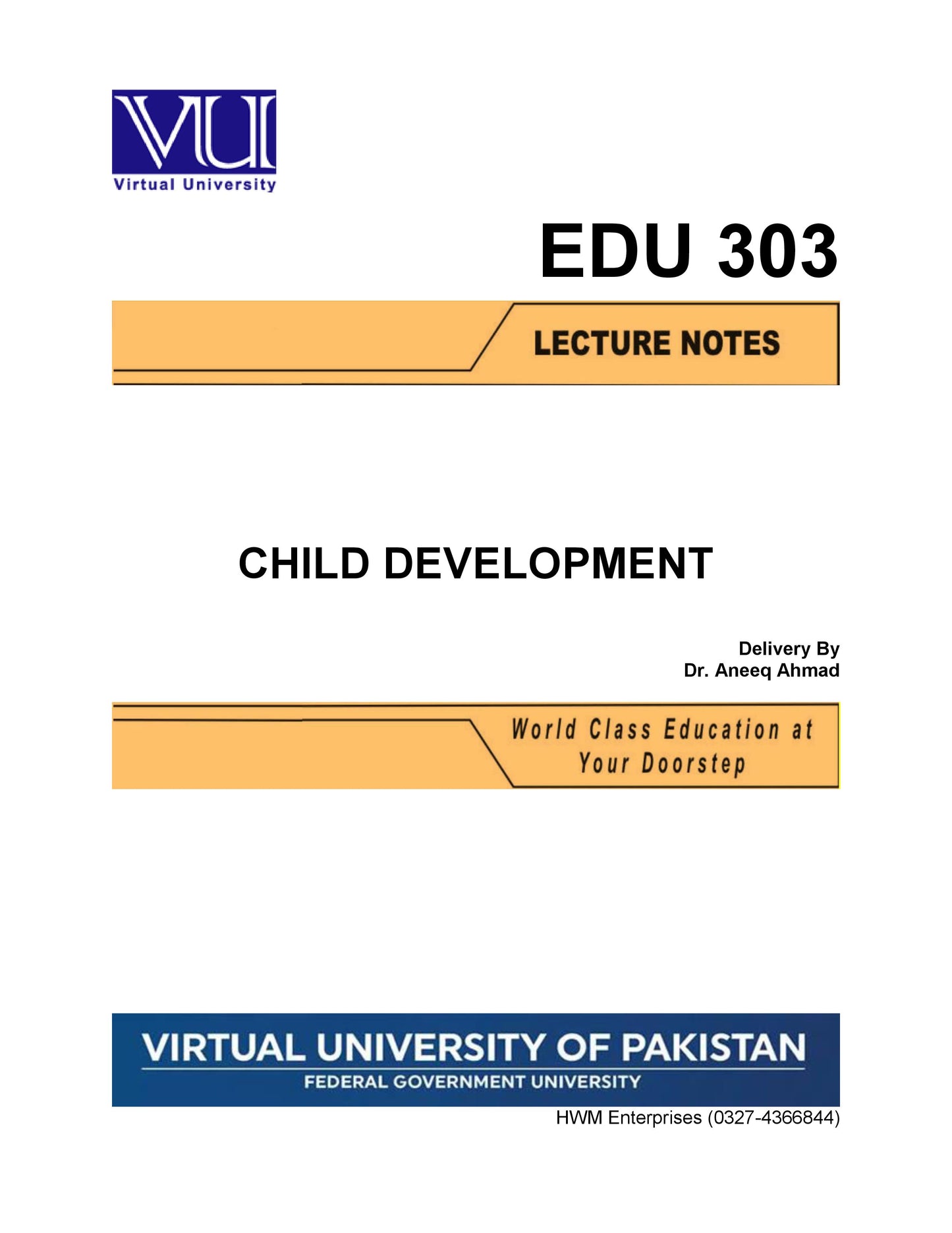 EDU 303 Child Development