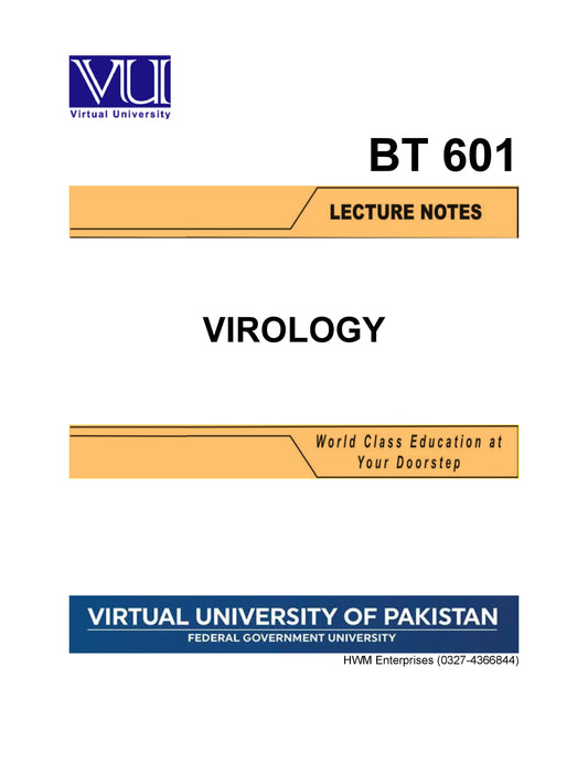 BT 601 Virology