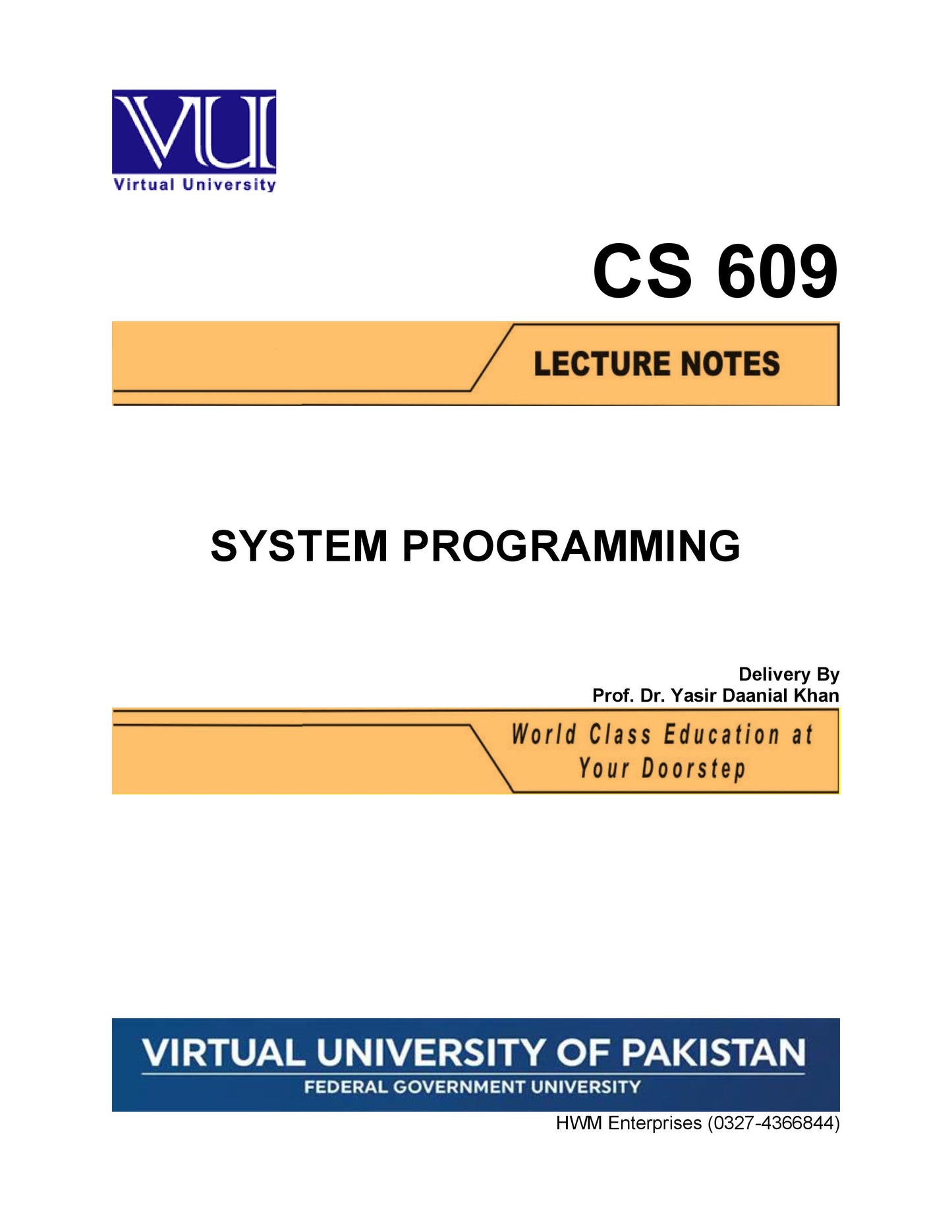 CS 609 System Programming