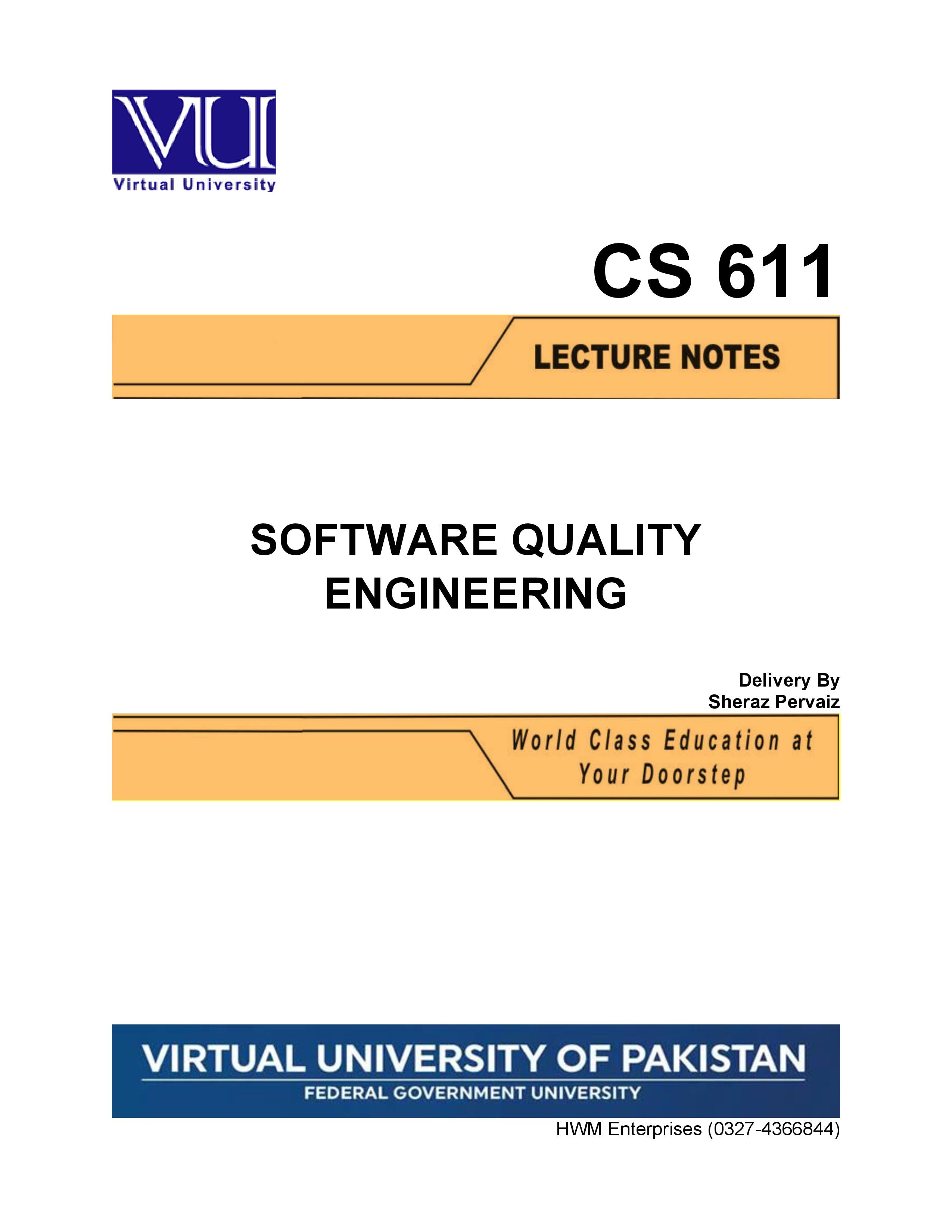 CS 611 Software Quality Engineering – BOOX
