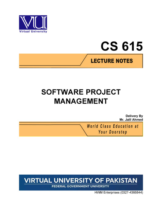 CS 615 Software Project Management