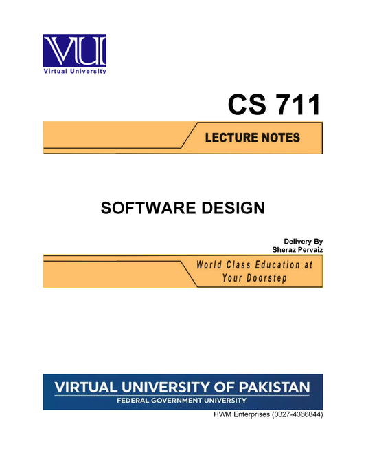 CS 711 Software Design