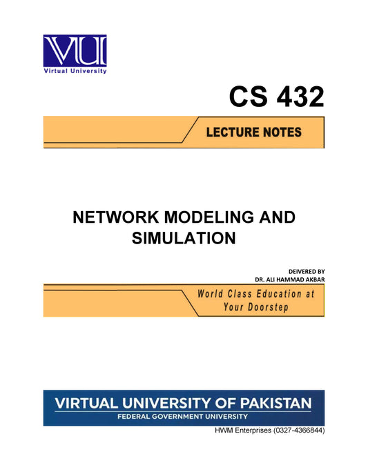 CS 432 Network Modeling and Simulation