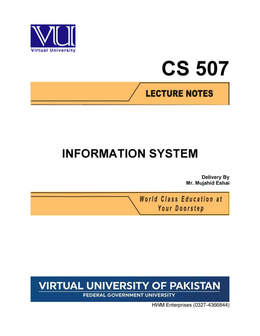 CS 507 Information System