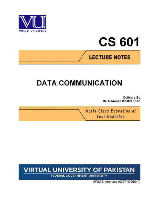CS 601 Data Communication