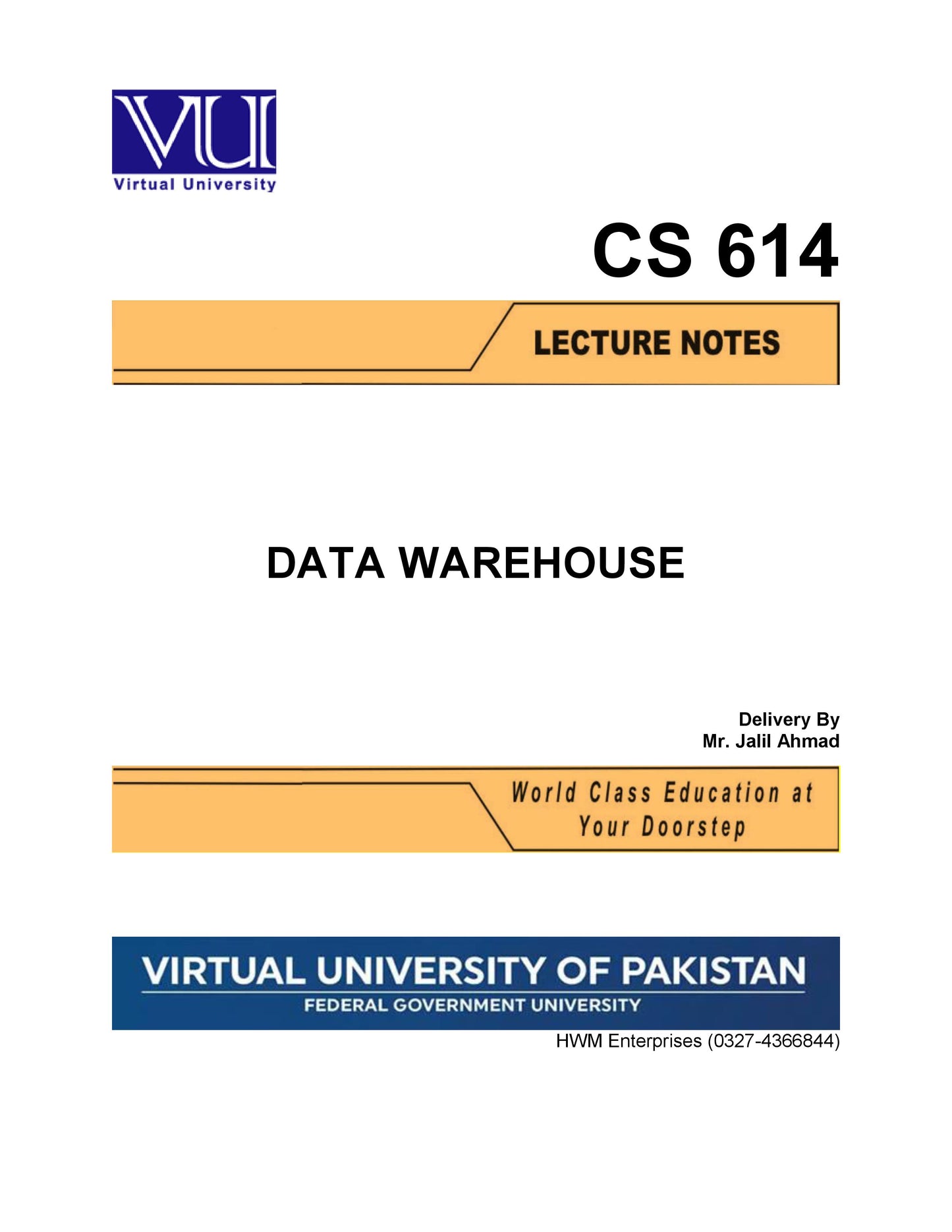 CS 614 Data Warehousing