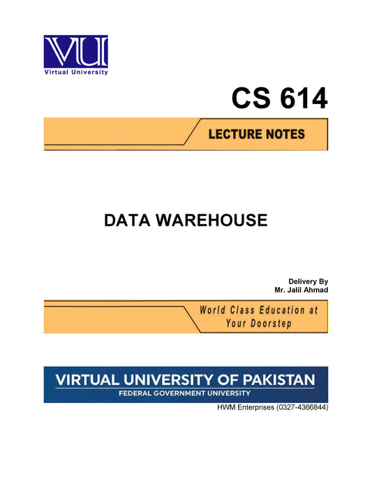 CS 614 Data Warehousing