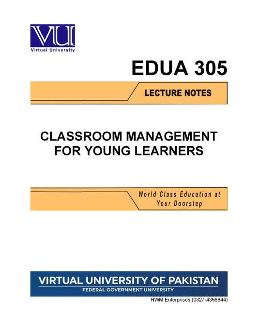 EDUA 305 Classroom Management for Young Learners