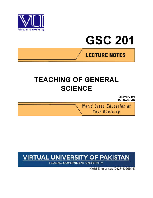 GSC 201 Teaching of General Science