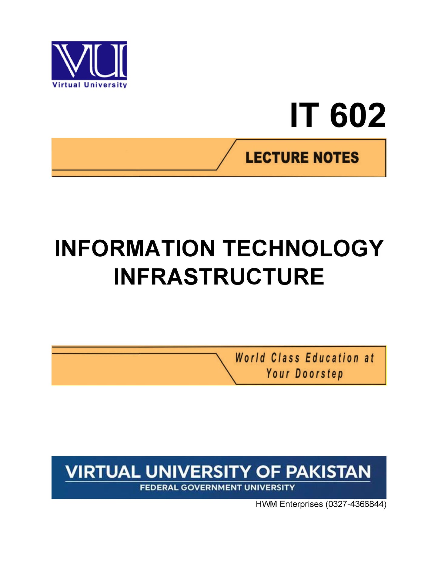 IT 602 Information Technology Infrastructure