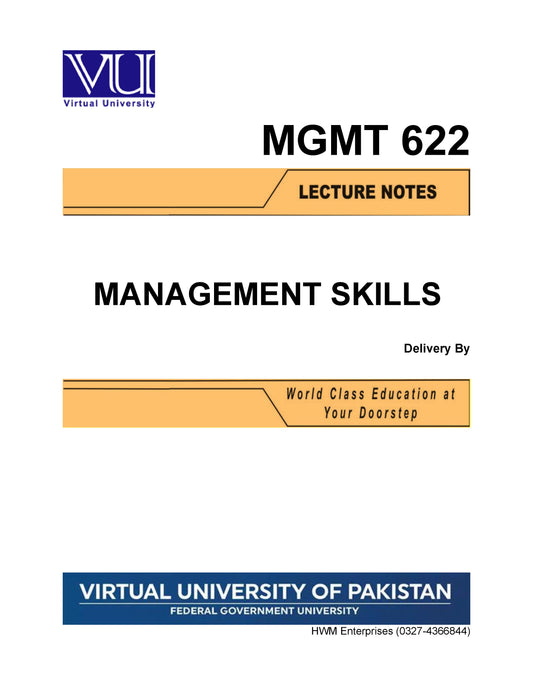 MGMT 622 Management Skills