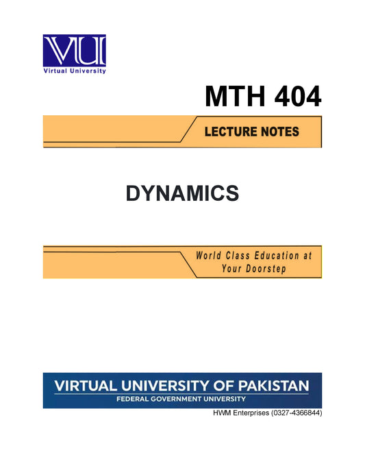MTH 404 Dynamics