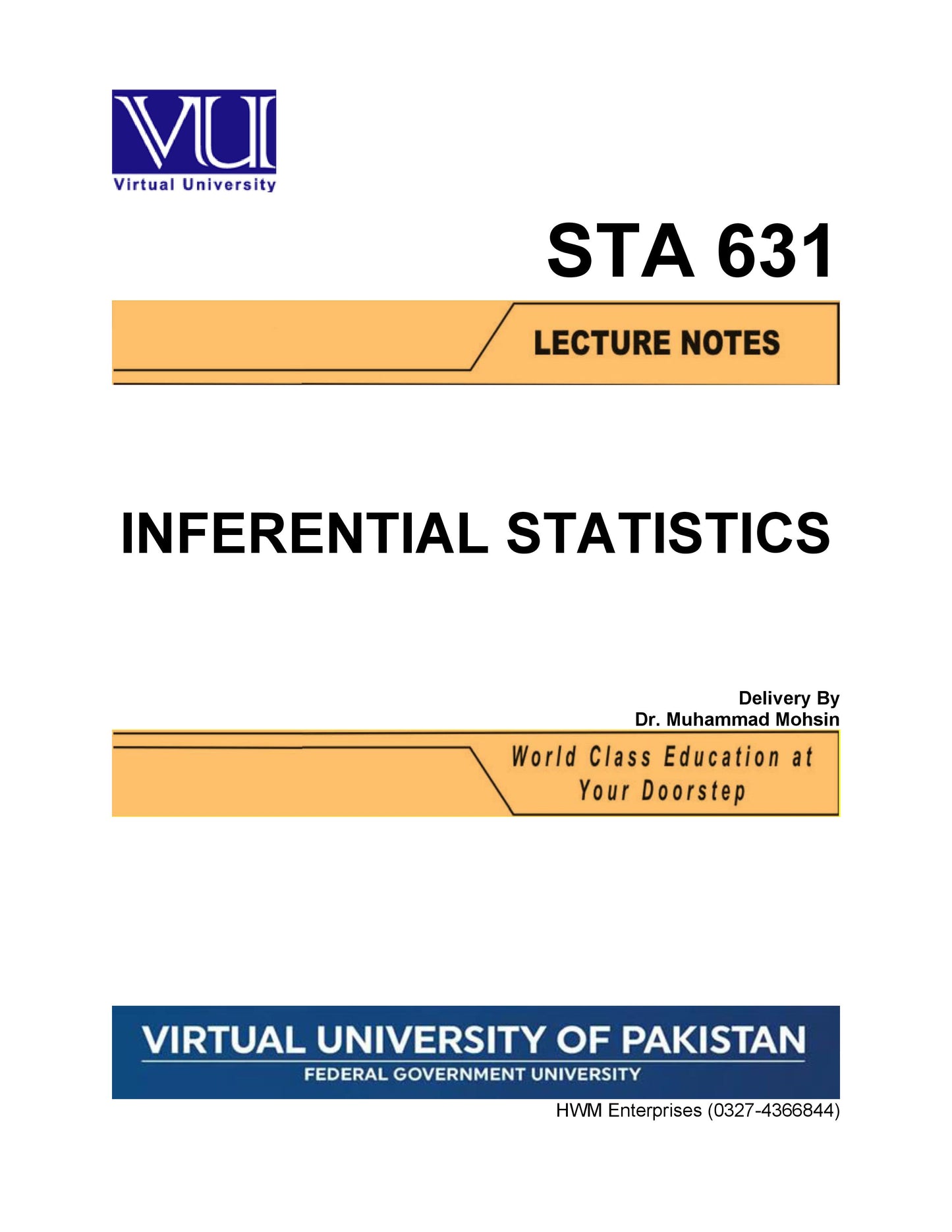 STA 631 Inferential Statistics