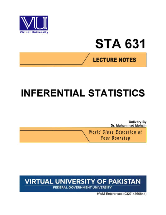 STA 631 Inferential Statistics