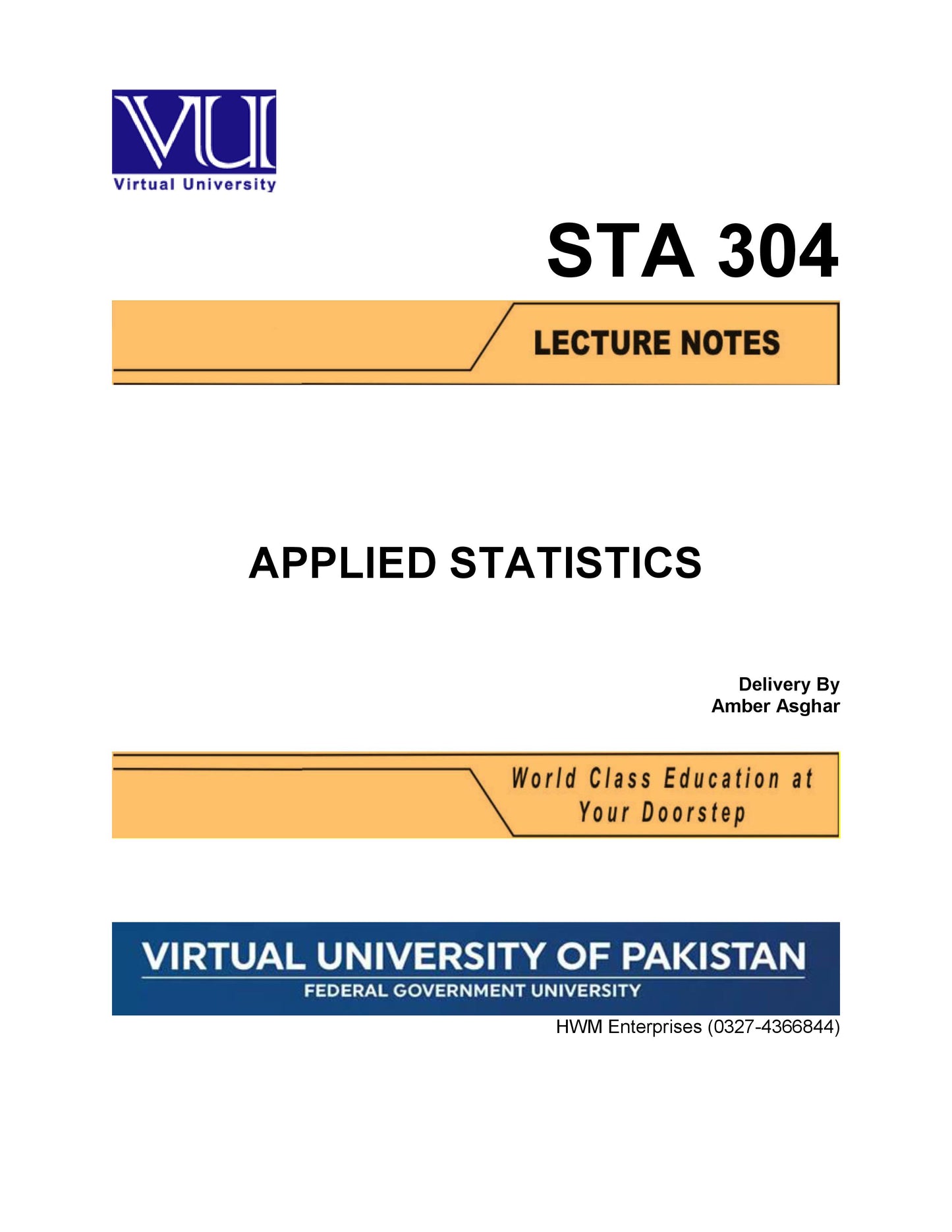 STA 304 Applied Statistics