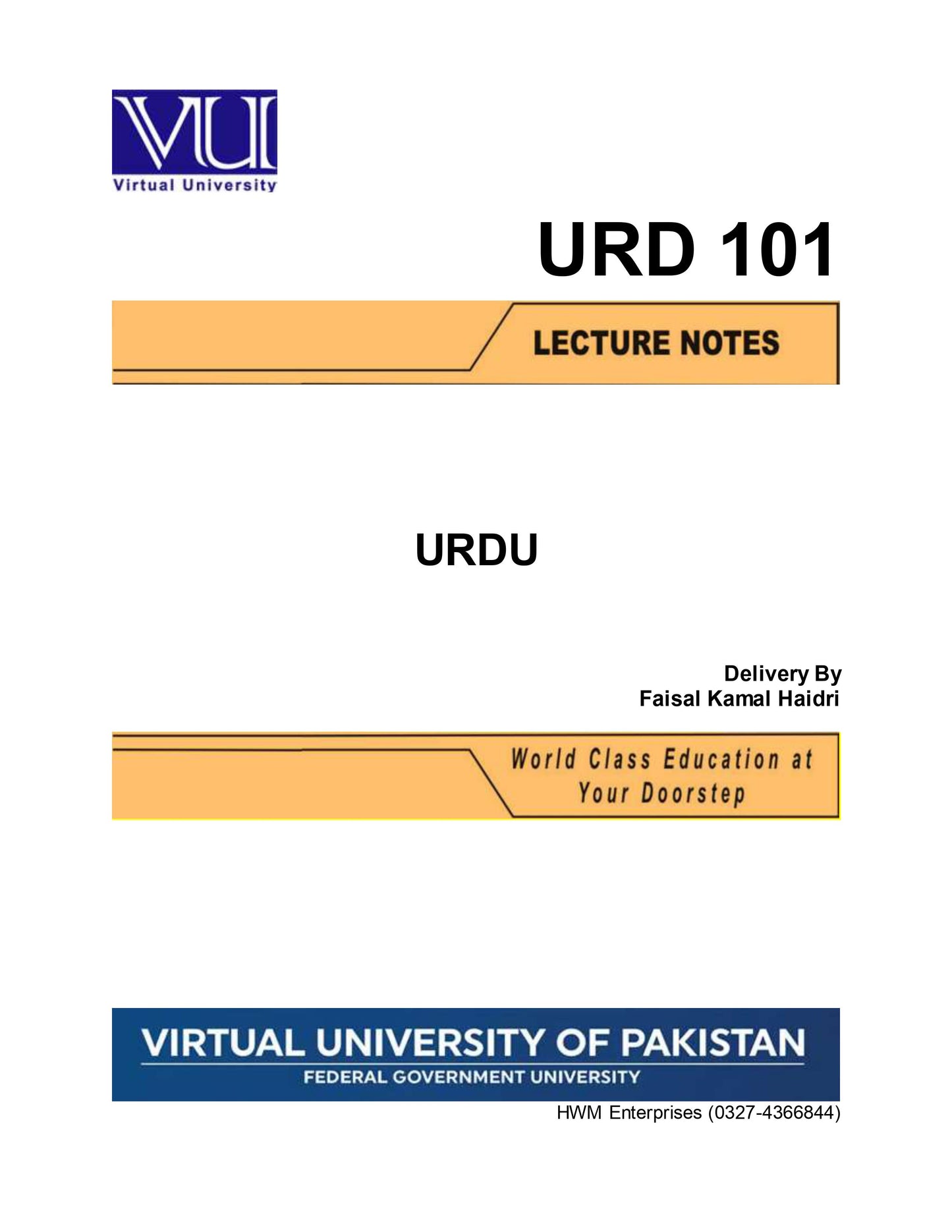 URD 101 Urdu