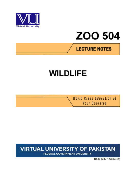 ZOO 504 Wildlife